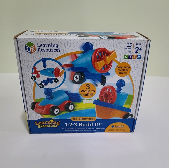 Brand New Learning Resources 1-2-3 Build It Toy For Kids/ Children - Picture 3 of 9